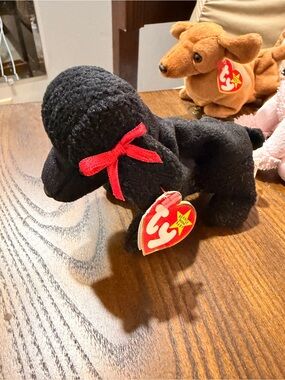 1997 TY Beanie Babies Black Poodle *ERRORS*